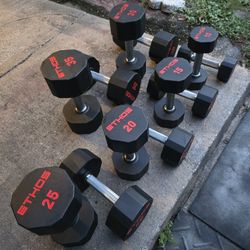 Weight Rubber Dumbbells 