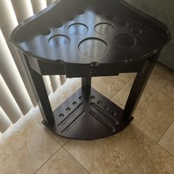 Pool Cue Corner Stand