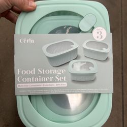 NWT Food Storage Container Set