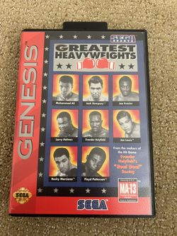 Greatest Heavyweights, Sega Genesis, Great Condition, Tested