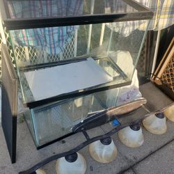 Reptile Tank with Screeen Lid
