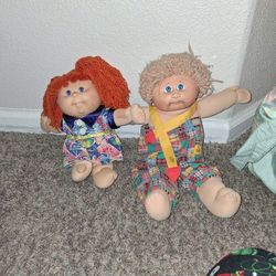 2 cabbage patch dolls. 