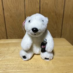 Vintage Coca Cola Polar Bear Plush Stuffed Collectible Numbered 1993 9” NEW