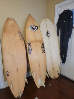 Xanadu Surboard 6'3" & Drill McCoy Surfboard 6'3" & G-Day Surboard 5'11"