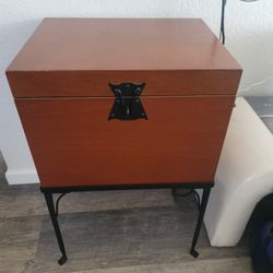 Solid Wood File Cabinet/end Table