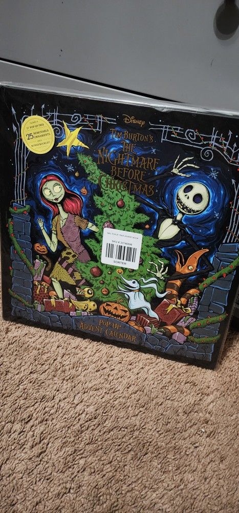 Disney Nightmare Before Christmas Pop Up Calendar 