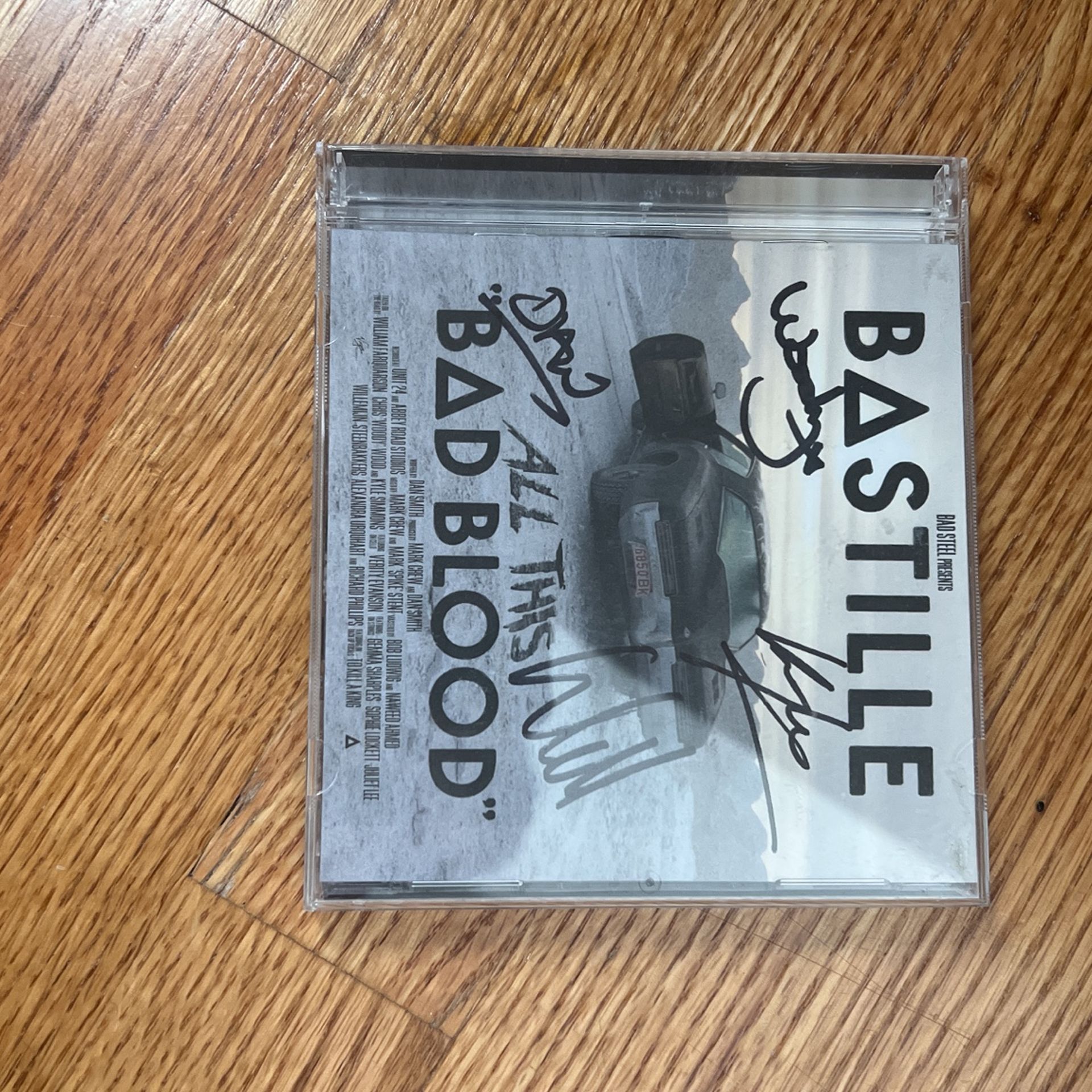 Bastille: All This Bad Blood Autographed Cs