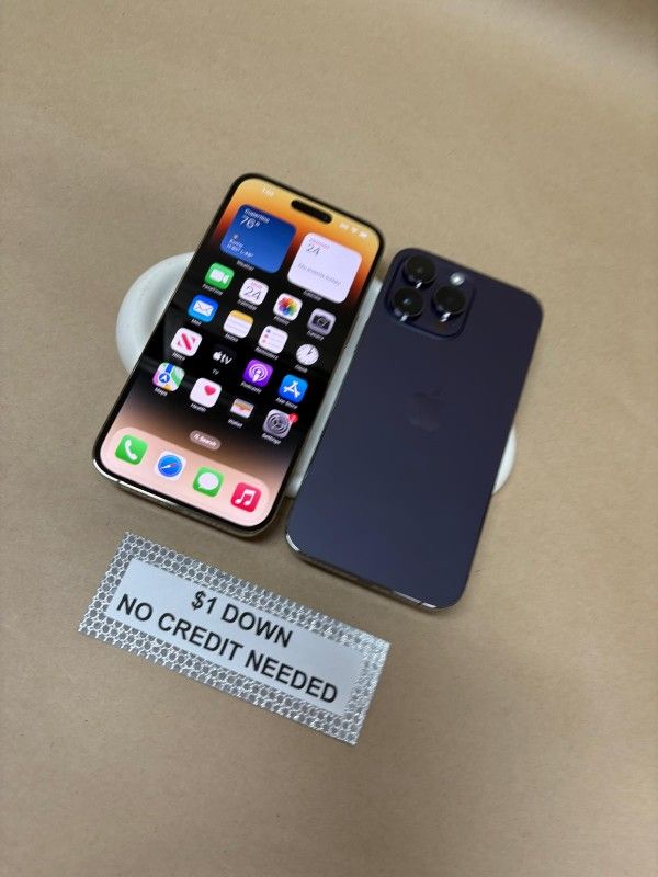 Apple IPhone 14 Pro Max 5G - Only $1 Today Pay The Rest Later!