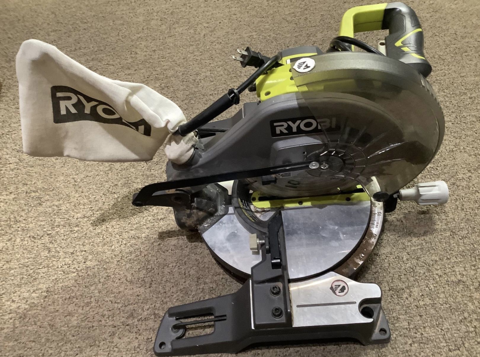 Ryobi TS1346 10 inch Compound Miter Saw 108699-1 JE