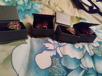 Fashion Rings.. Plastic with gems etc.