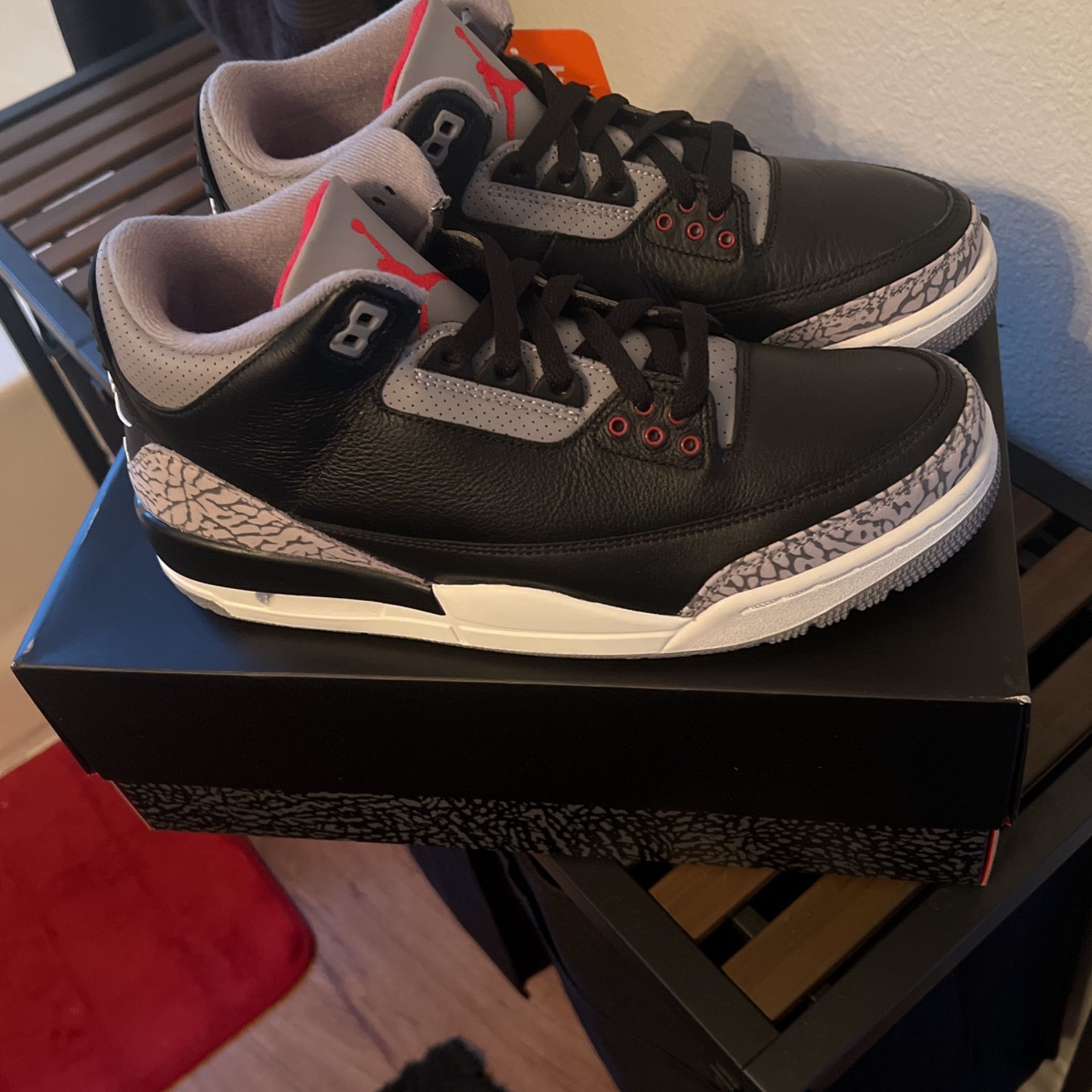 Jordan 3 Black cement