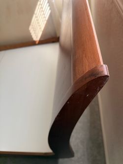 Queen Bed Rails 60" Toffee Finish