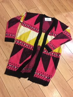 Pink cardigan
