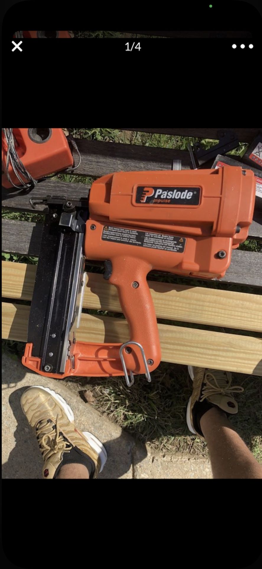 Cordless nail gun