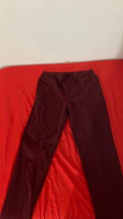 Dark red sweats