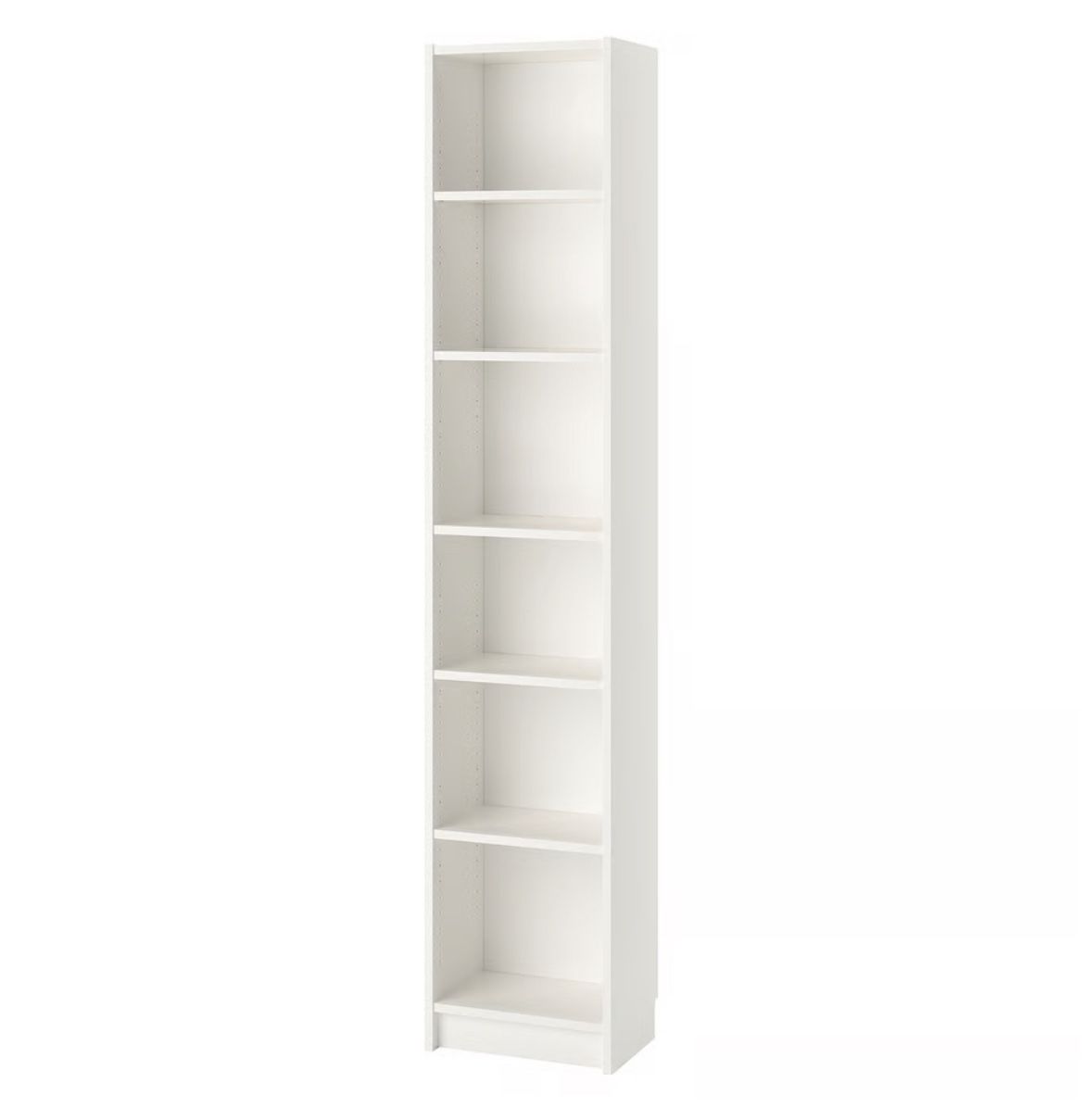 IKEA BILLY Bookcase, white, 15 3/4x11x79 1/2 "