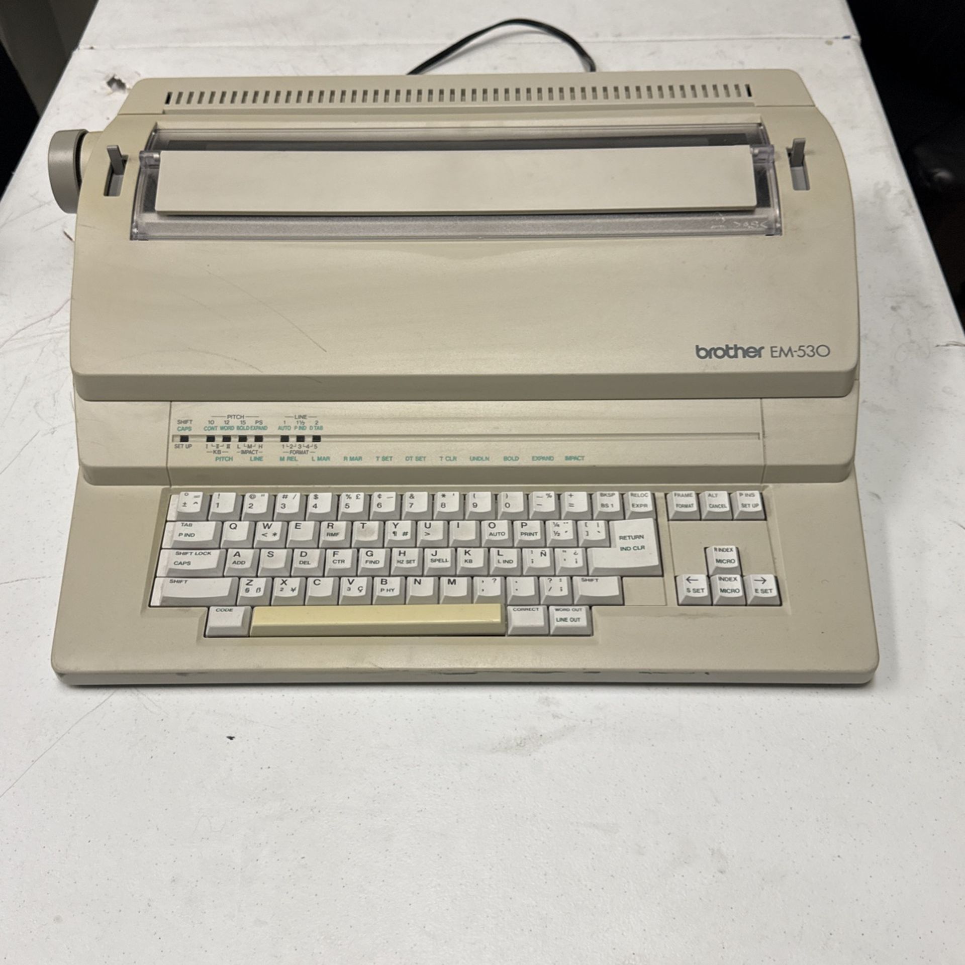 Vintage Brother EM 530 Typewriter Word Processor