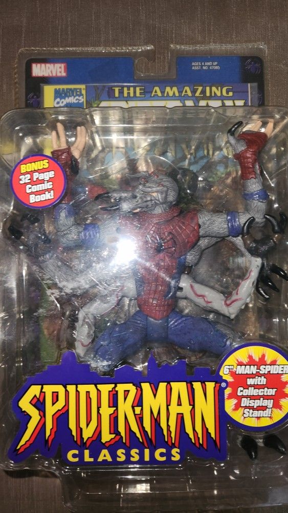 2000 Marvel Legends Spiderman Classics Mutant Man Spider