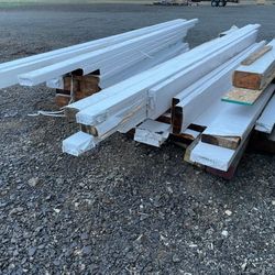 Glu Lam Beams Lumber and  Hardie siding