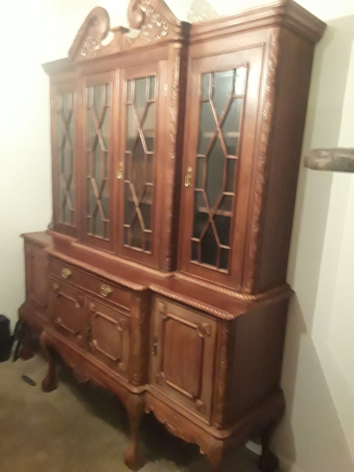 Antique china cabinet