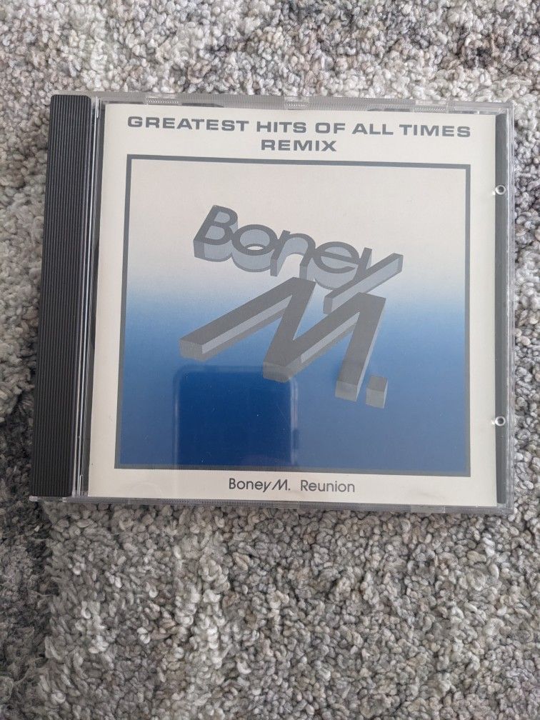 Boney M. Greatest Hits of All Times Remix CD & Case