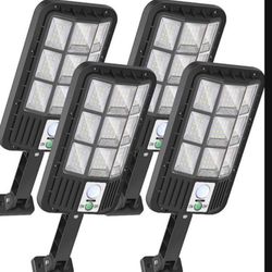 Solar Lights Outdoor - 5000LM Solar Flood Light with Motion Sensor and Remote Control, Dusk to Dawn Security Lights - IP66 Waterproof Solar Powered Ou