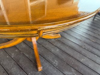 54" 6 player round poker table.