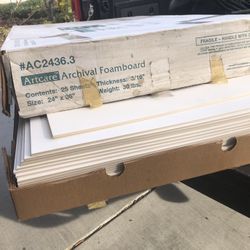 Archival Foamboards For Posters, Art, Etc