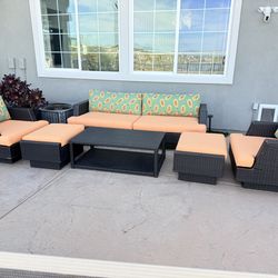 Sunbrella 6 pieces luxury patio set