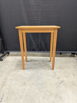 Rectangular Light Wood Accent Table