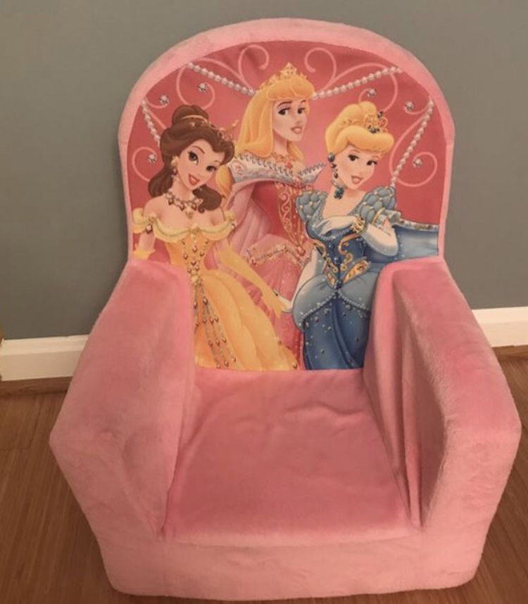 Plush Princess Toddler Chair