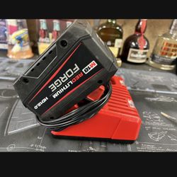 New Milwaukee M18 Red Litume Forge HD 12.0 With Charger