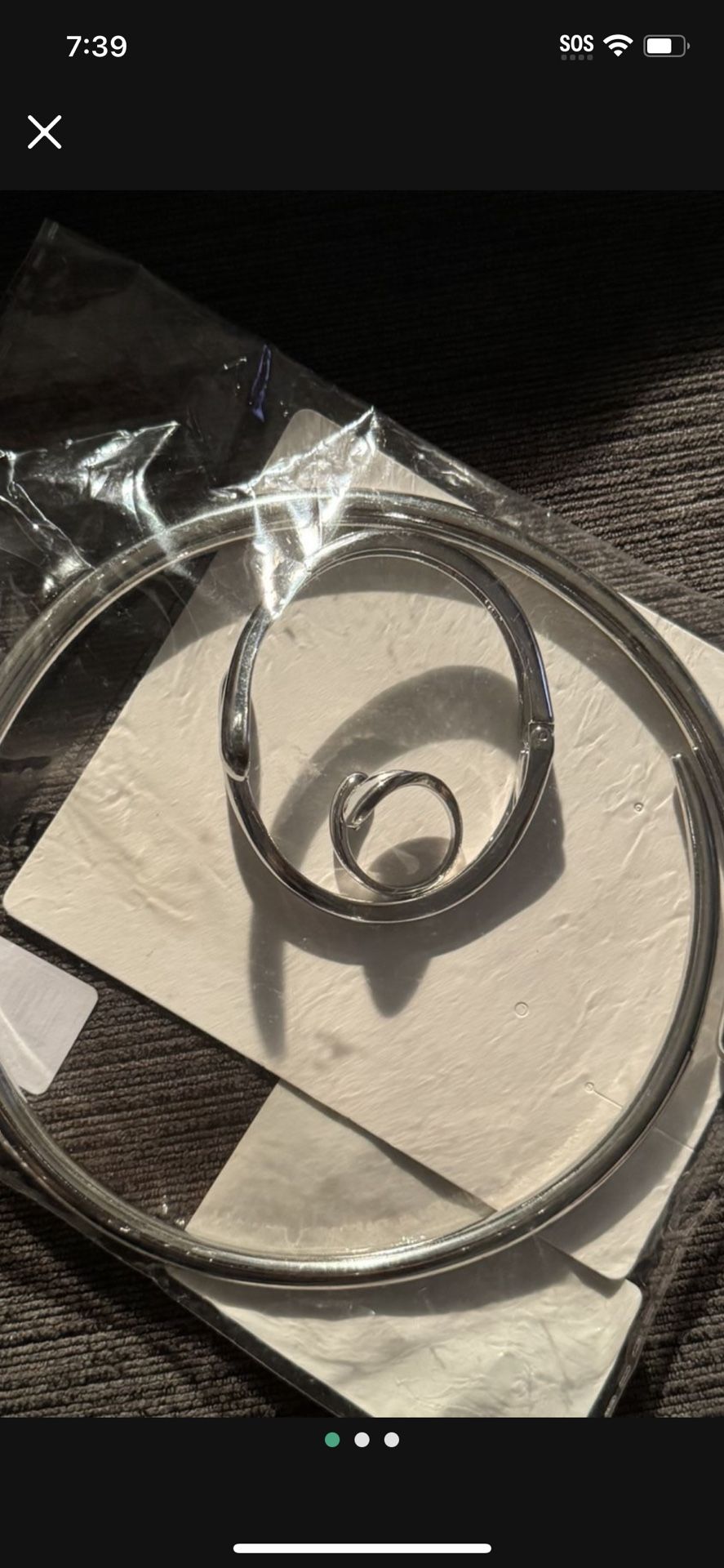 MATCHING Necklace Bracelet Ring SET