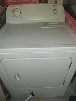 Admiral White Electric Dryer