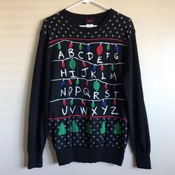 Stranger Things Christmas Sweater Unisex Large
