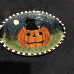 Halloween Ceramic Serving Platter