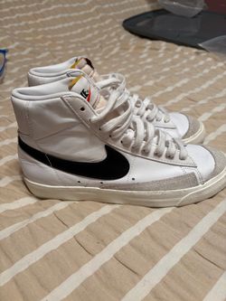 Nike Blazer Mid White Black High-Top Sneakers