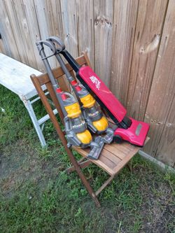 Toys vacuum 2  Dyson 1 dirt devil