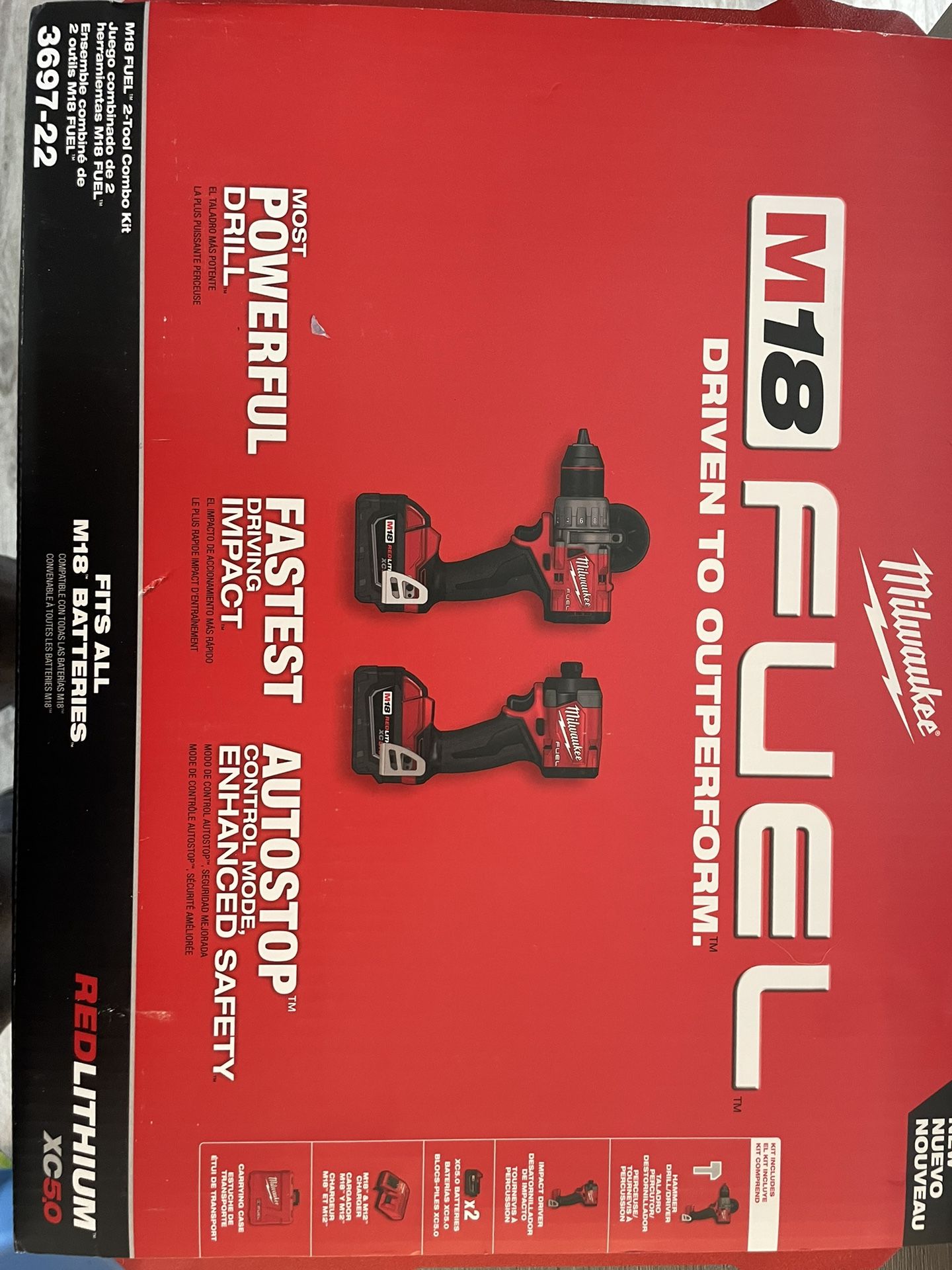 Milwaukee M18 FUEL  Hammer Drill & Impact Driver Combo Kit