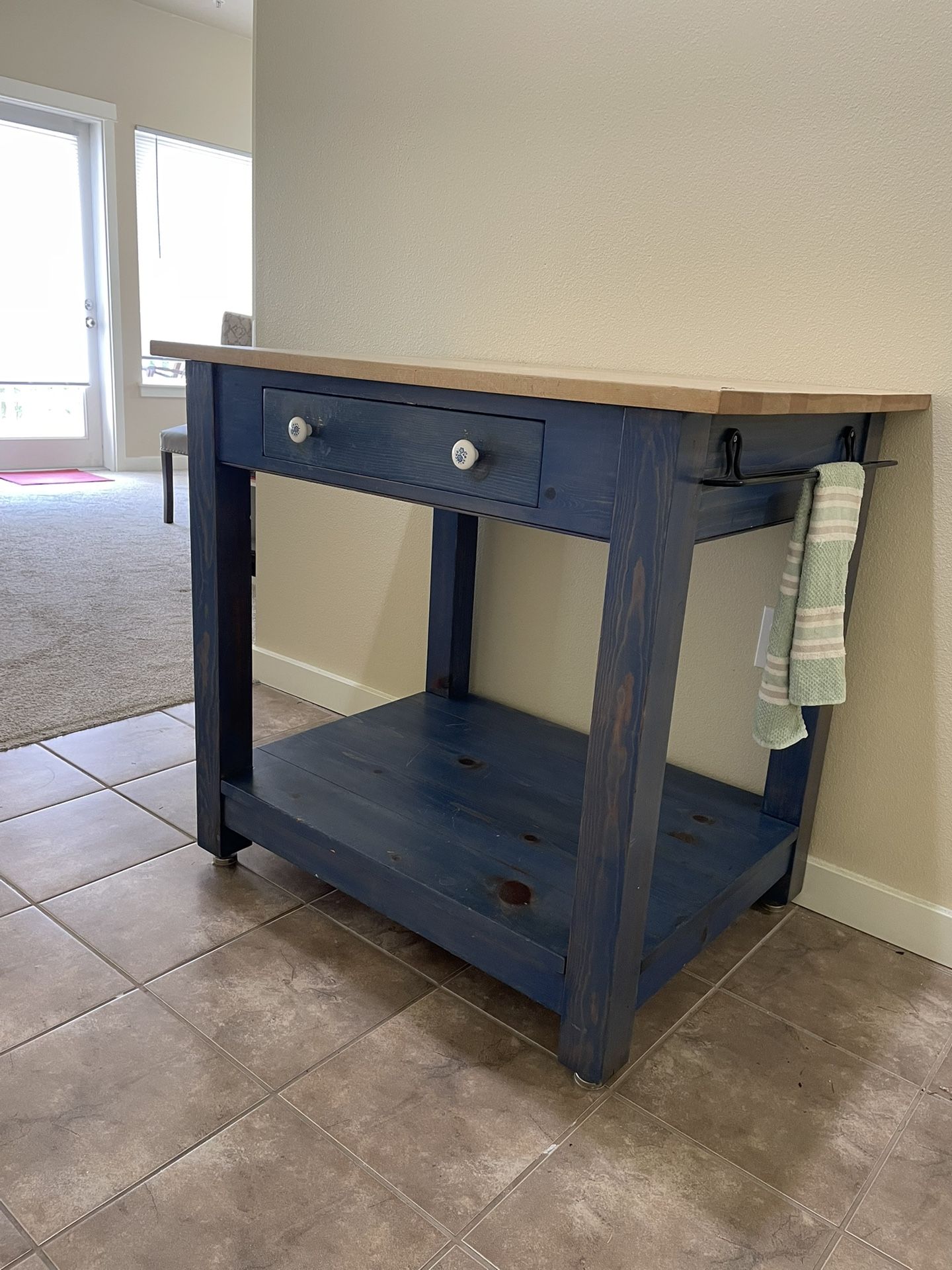 Rustic kitchen Island / Craft Table