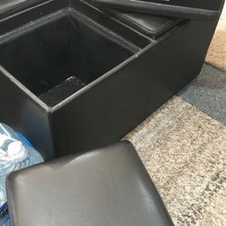 Ottoman  Table With 4 Chairs/stool