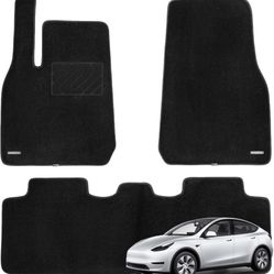 Tesla Y Mat-Superior Carpet Floor Mats for 2020-2024 Tesla Model Y, Premium All Weather Anti-Slip Waterproof- Sammamish redmond Issaquah 