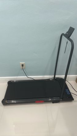 Compact Folding Treadmill with Handlebar