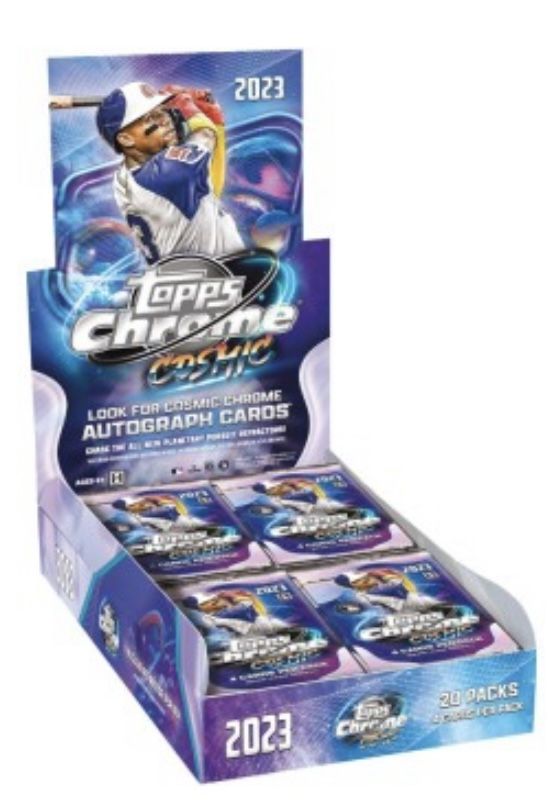 2023 Topps Chrome Cosmic Baseball Hobby Box - Factory Sealed