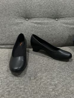 SafeStep Comfort Black Shoes Size 9 Nonslip