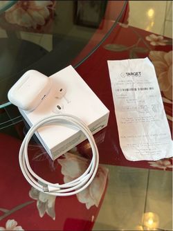 Apple AirPod Pro 2 with active notification