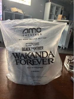 Wakanda Forever Black Panther 2 AMC  LIGHTUP Popcorn Tin Bucket