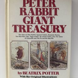 Peter Rabbit, Giant Treasury Book, Beatrix Potter, 1980. Vintage