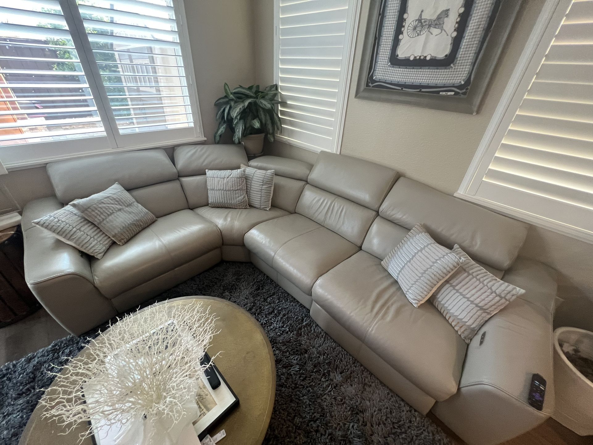 Leather Couch From Scandinavian Design