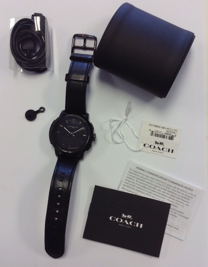 Coach bleecker deals smart watch